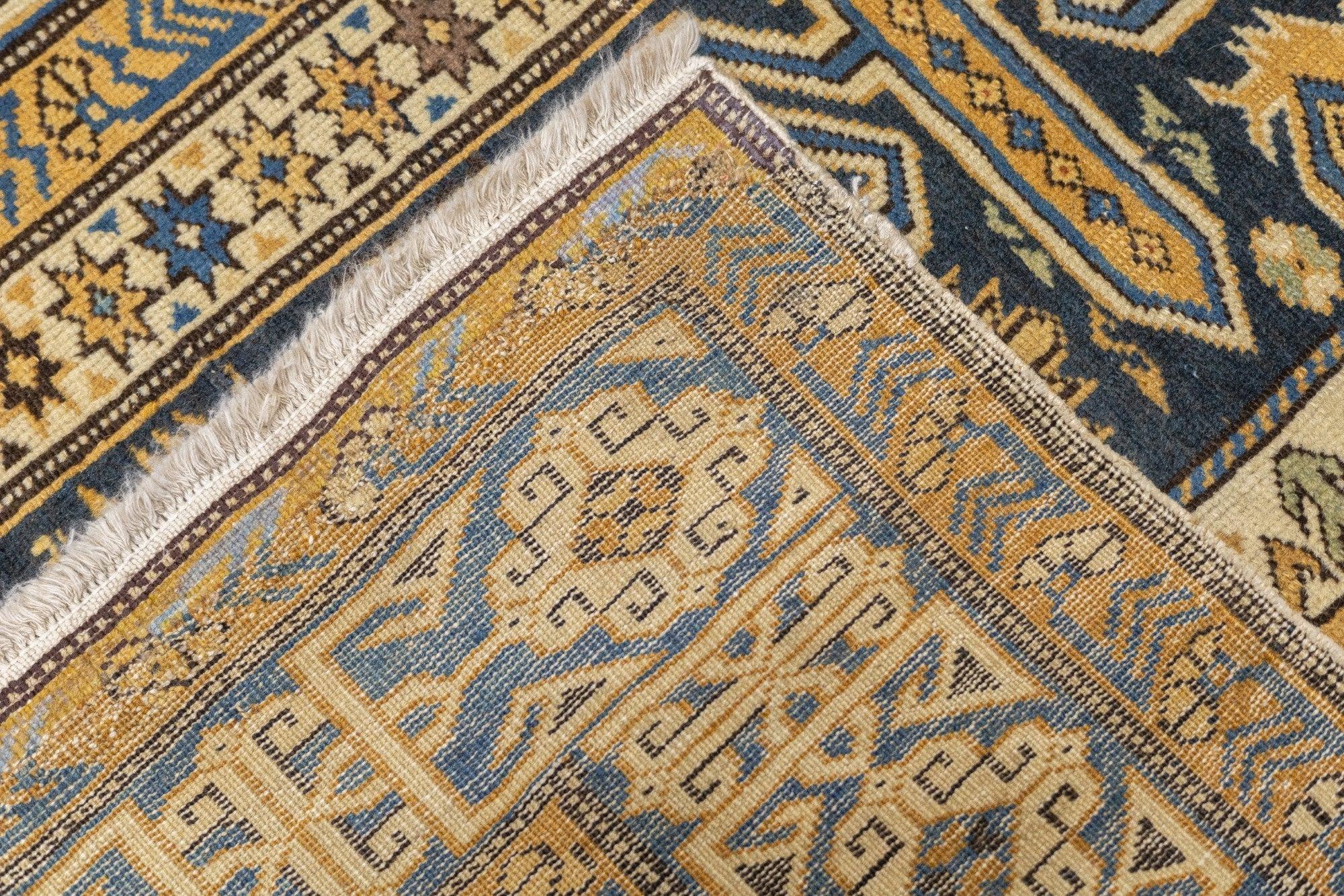 Antique Perpedil Rug 3'3'' x 4'11'' For Sale 2
