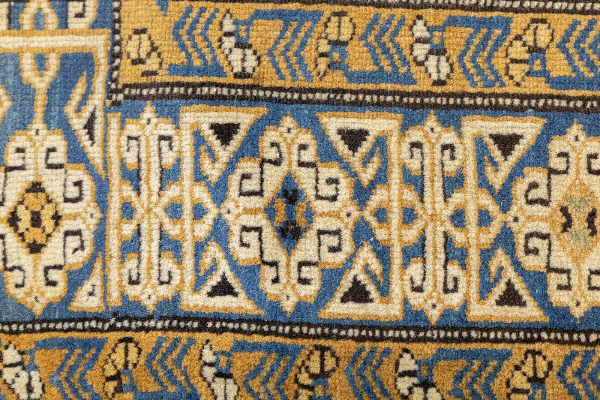Antique Perpedil Rug 3'3'' x 4'11'' In Good Condition For Sale In New York, NY