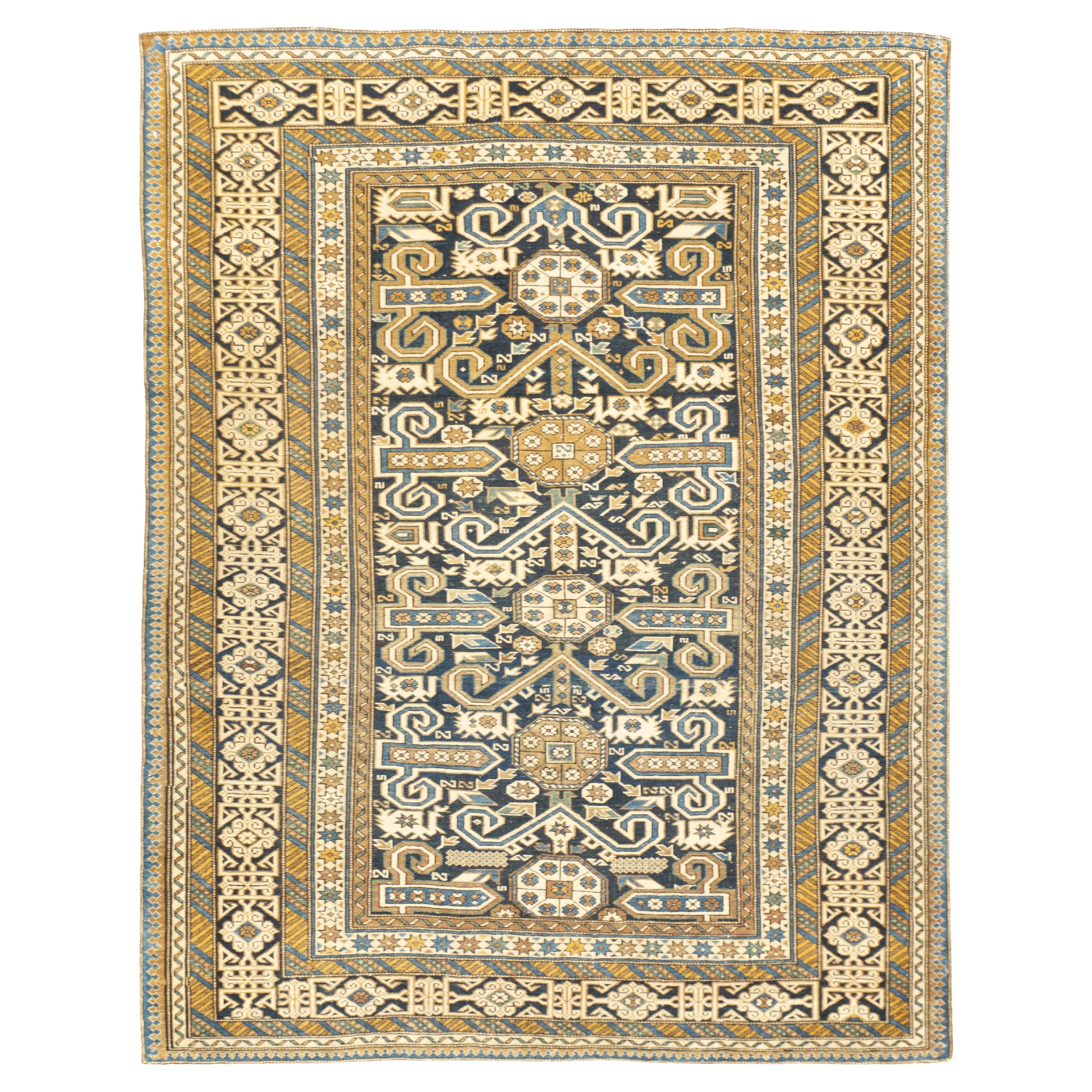 Antique Perpedil Rug 3'6'' x 4'6''