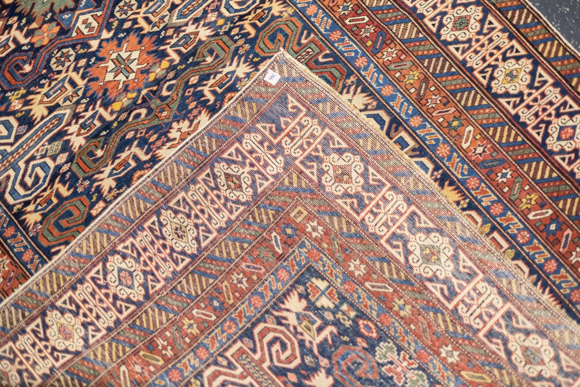 Antique Perpedil Rug 3'7'' x 4'10'' For Sale 3