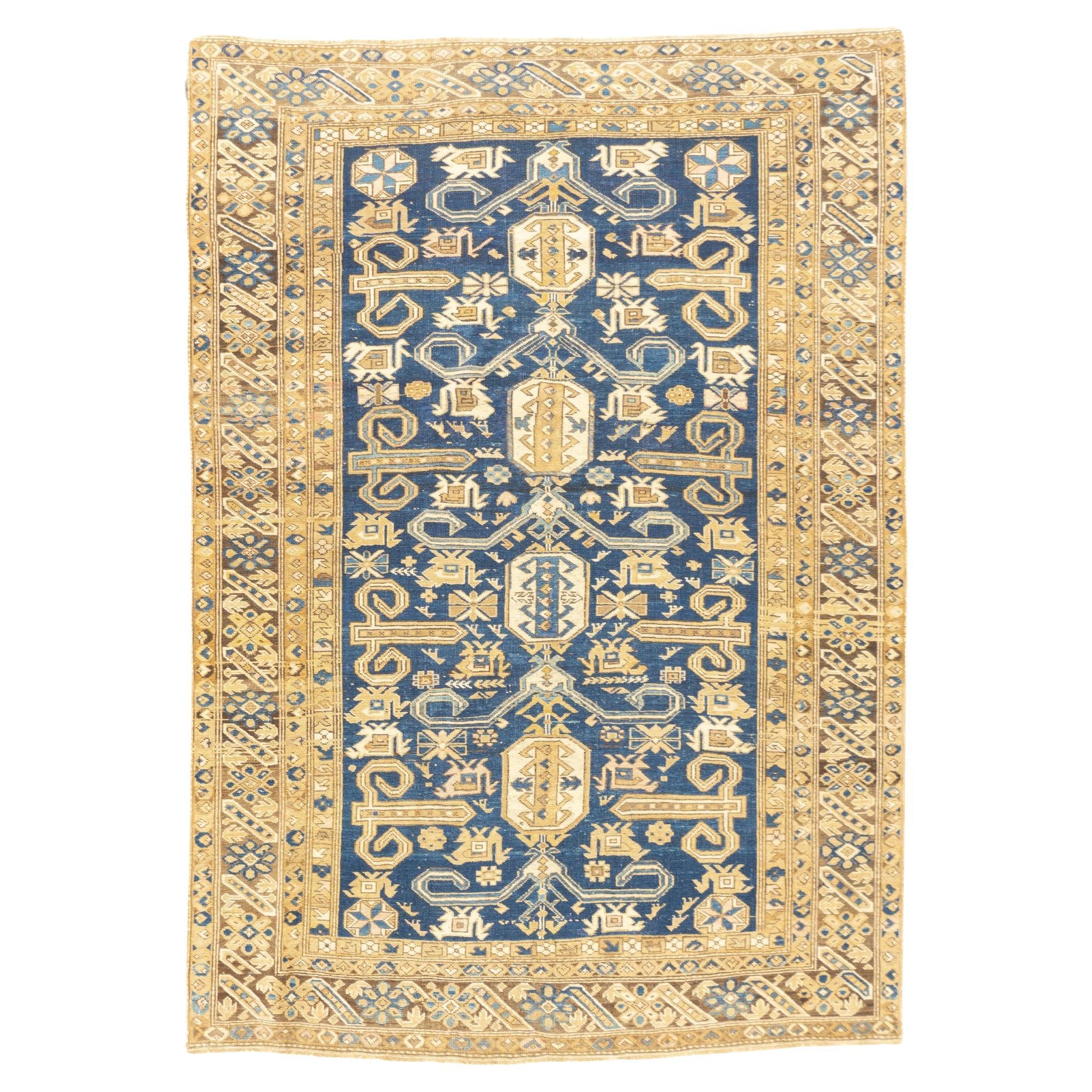 Antique Perpedil Rug 4'8'' x 6'6'' For Sale