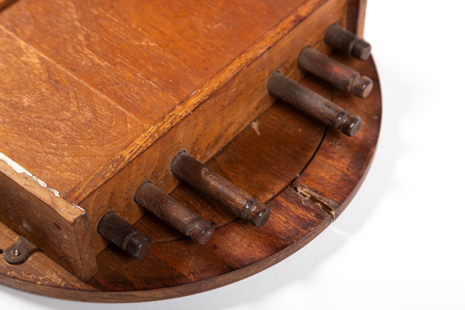 20th Century Antique Perpetual Wall Calendar, England, circa 1910 For Sale