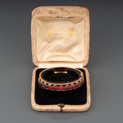 Antique Perpignan Gold and Garnets Bracelet