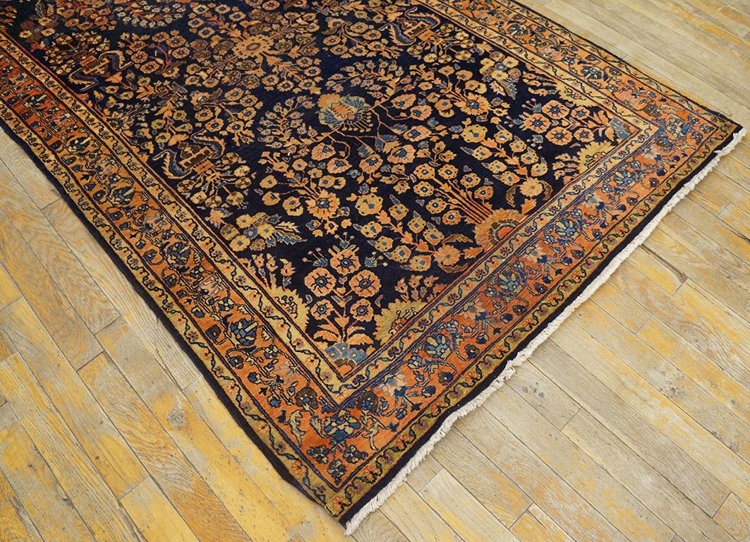 Sarouk Farahan Early 20th Century Persian Sarouk Carpet ( 3'10