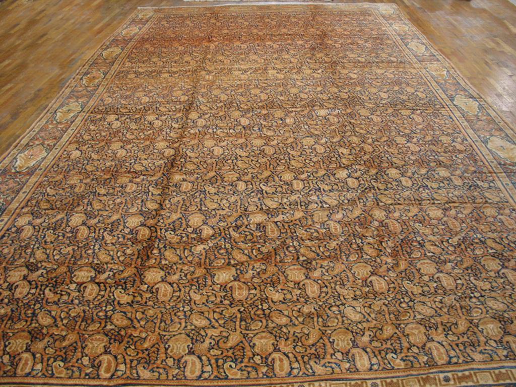 Antique Persian Senneh rug, size: 12'0