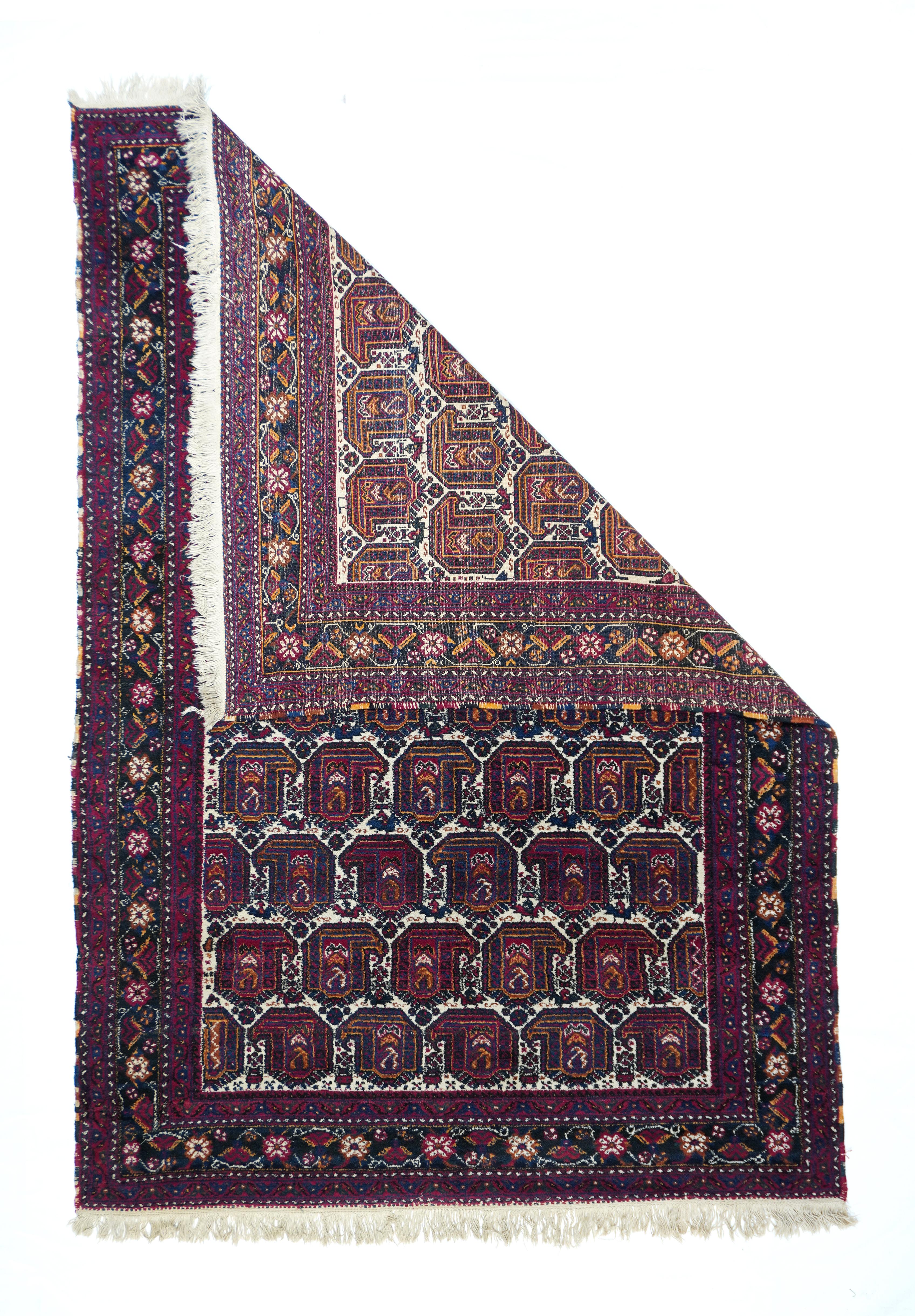 Antiker Afshar-Teppich 4'7'' x 6'9''