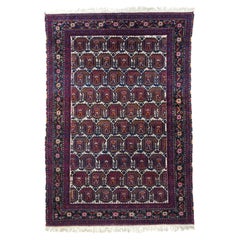 Tapis persan antique Afshar 4'7'' x 6'9'' (en anglais)
