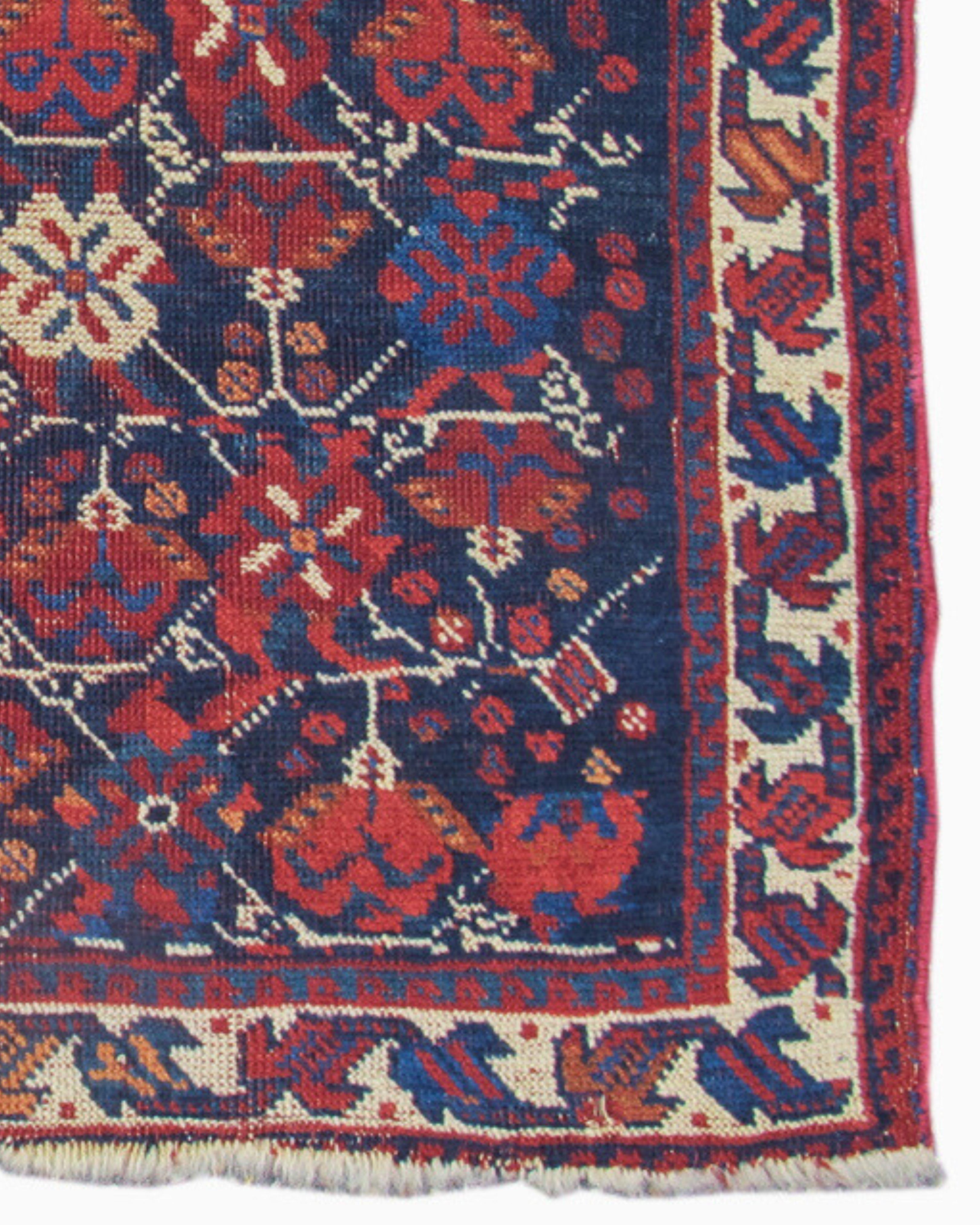 Wool Antique Persian Afshar Bagface, Late 19th Century For Sale
