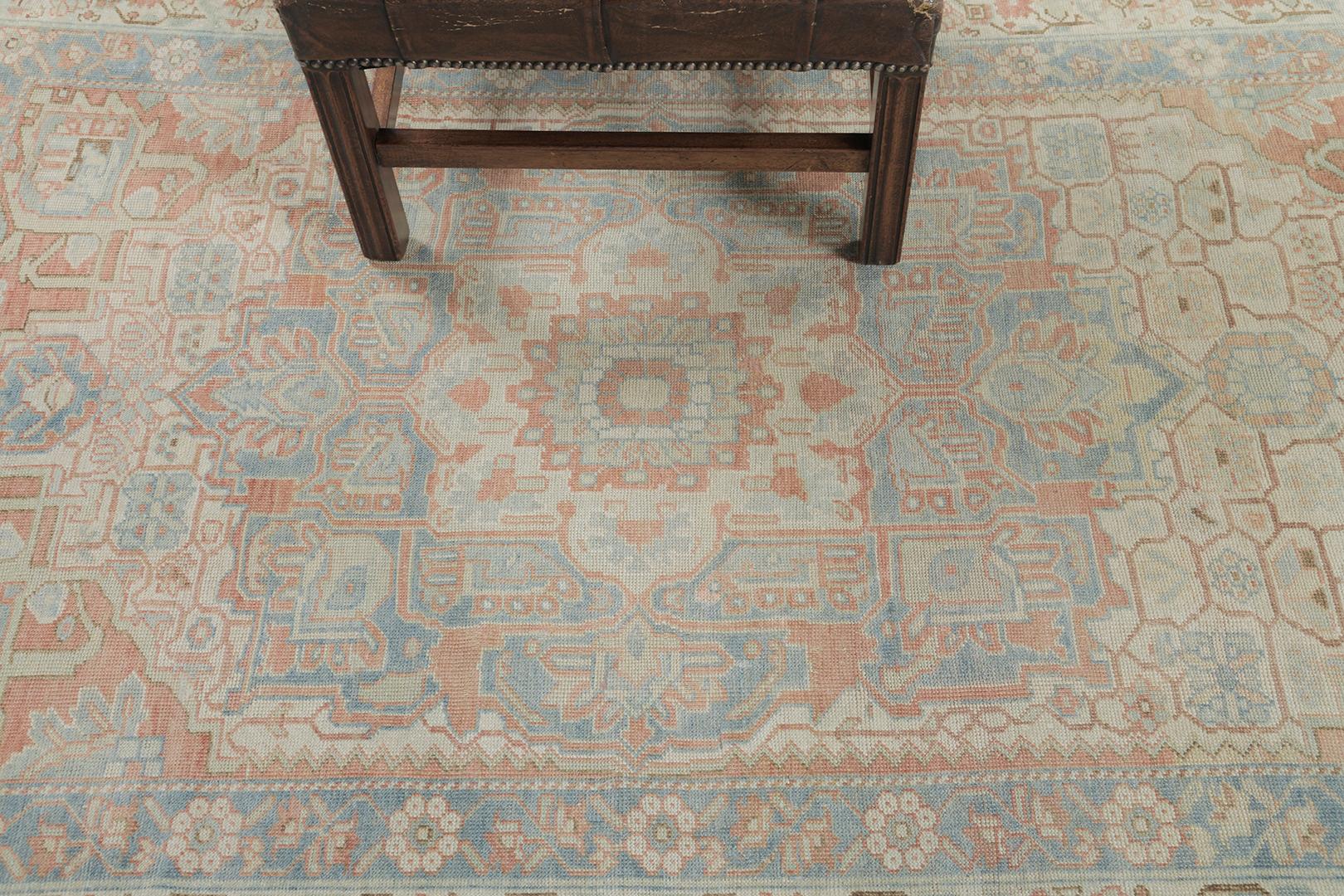 Antique Persian Afshar by Mehraban Rugs In Good Condition For Sale In WEST HOLLYWOOD, CA