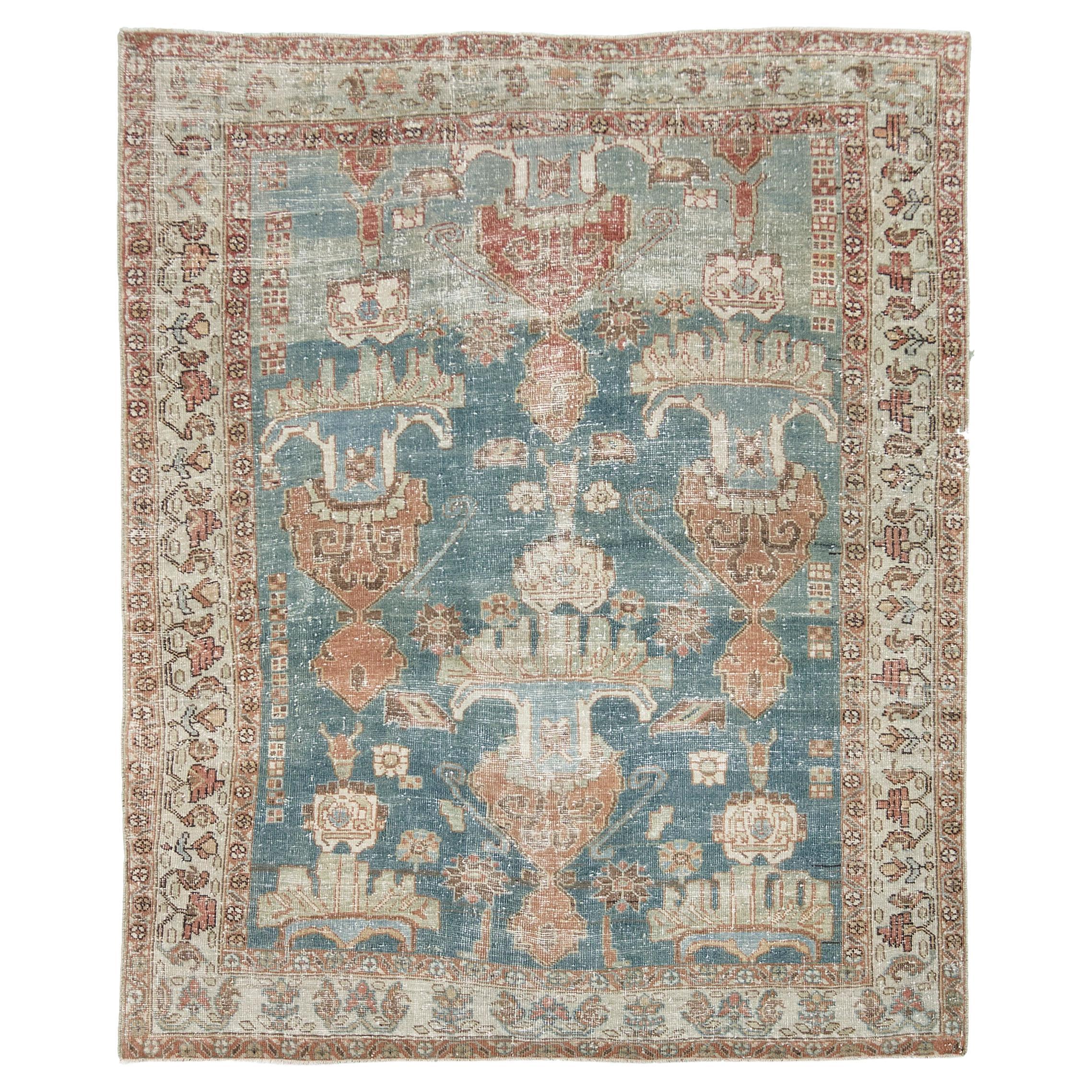 Ancien tapis persan Afshar par Mehraban