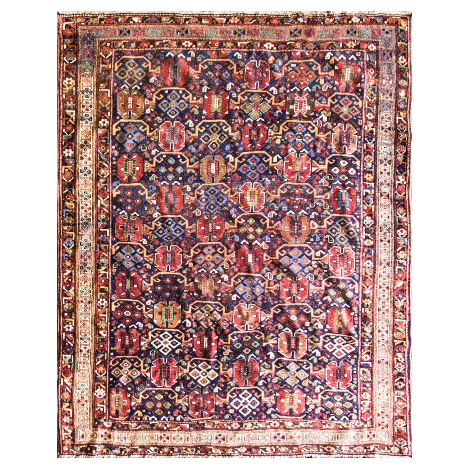 Tapis persan ancien Afshar/Caucasien