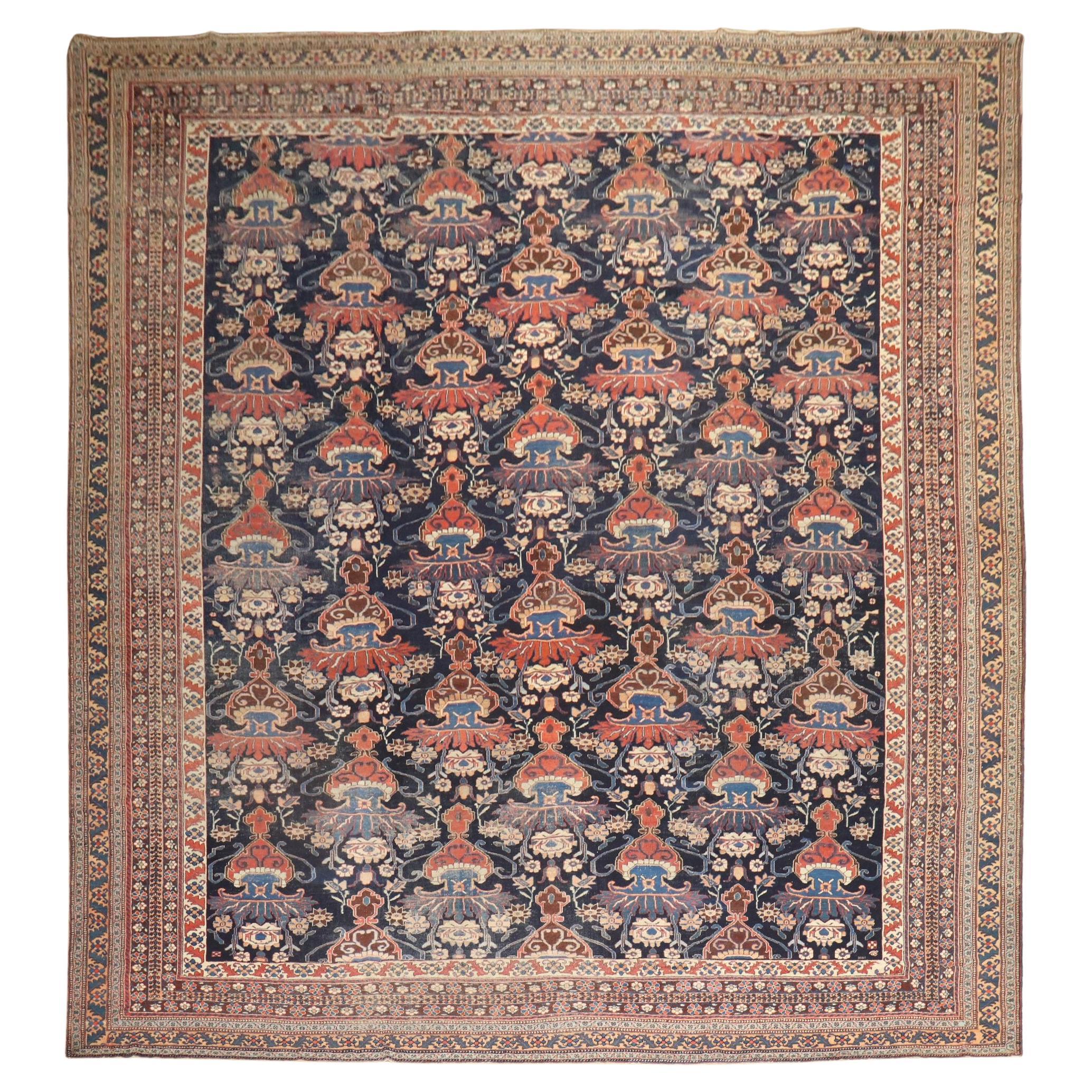 Antique Persian Afshar Oversize Rug For Sale