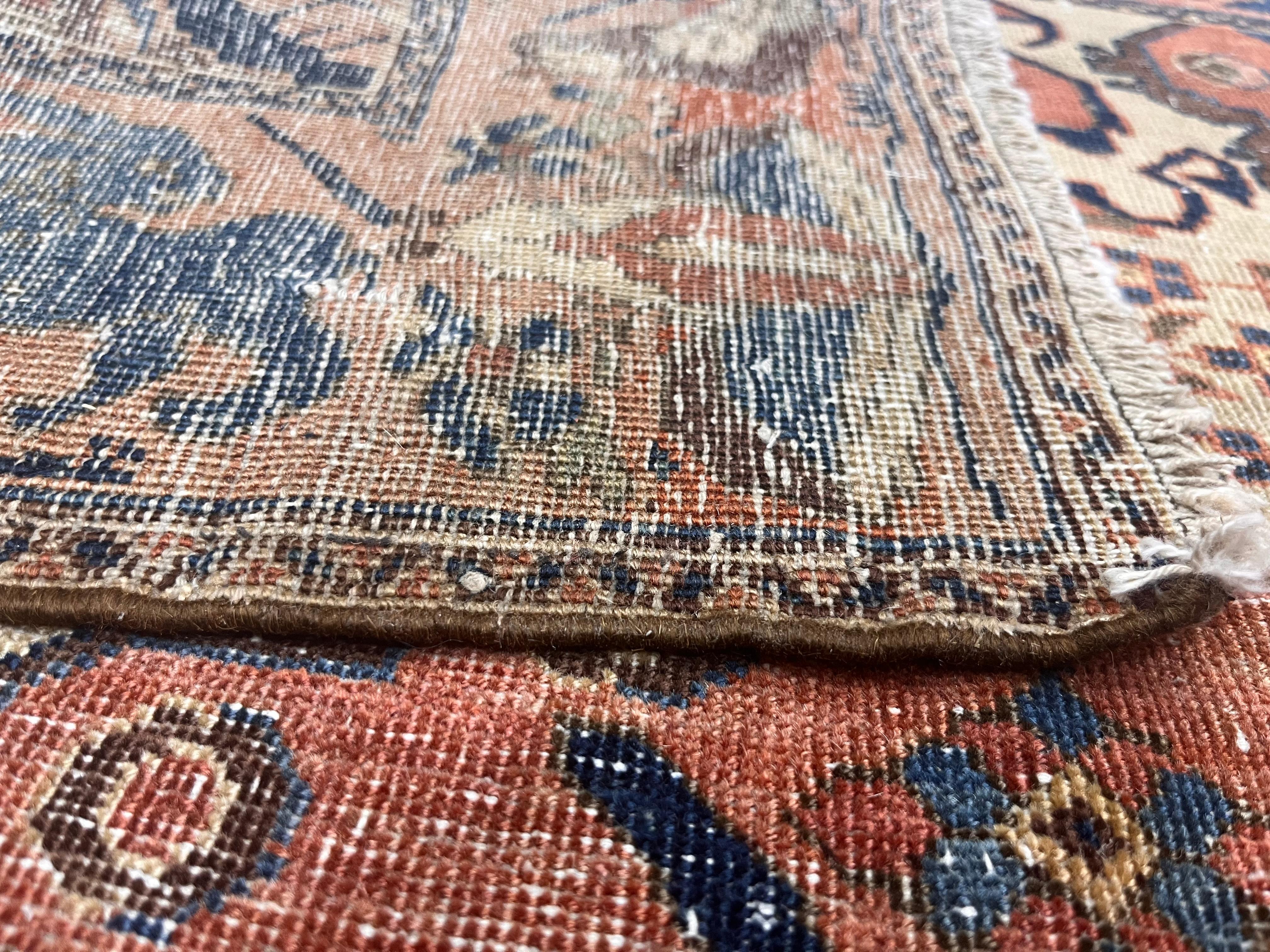 Antike persische Afshar Teppich 3'4