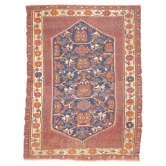 Antique Persian Afshar Rug 4'1" x 5’6"