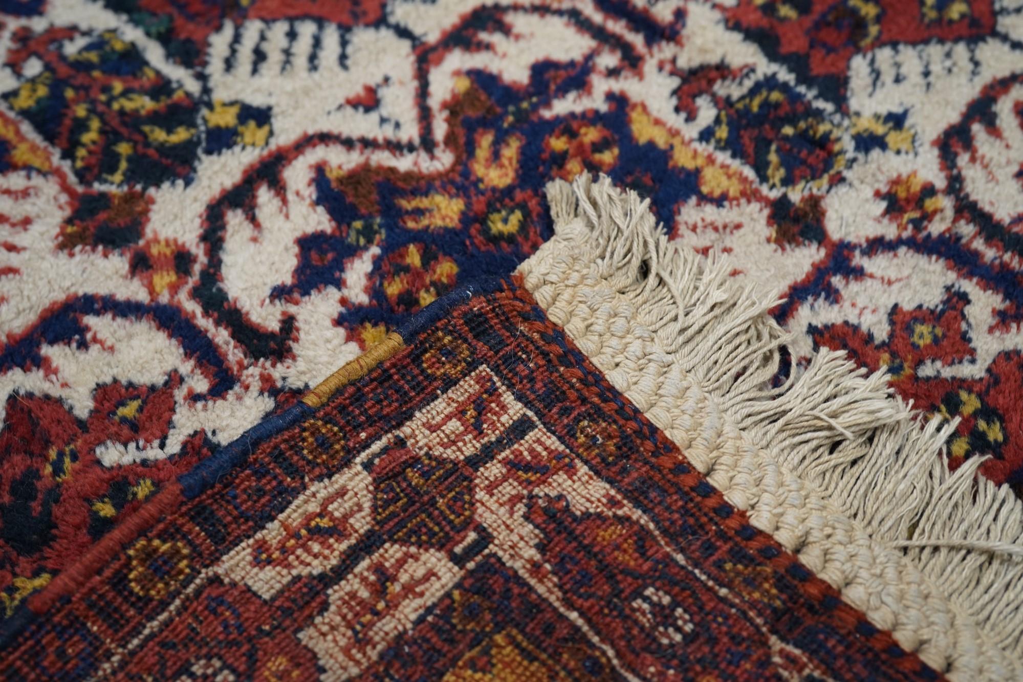 Antique Persian Afshar Rug For Sale 5