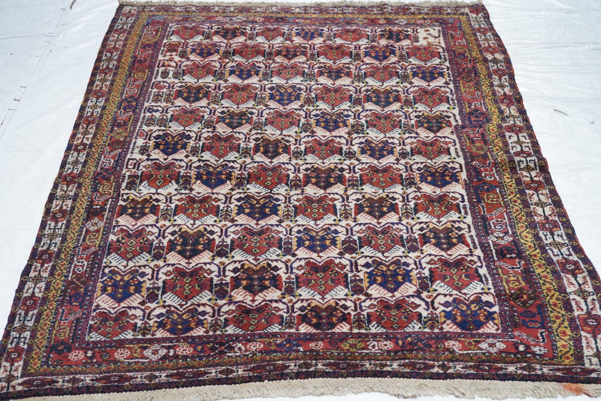 Antique Persian Afshar Rug For Sale 2