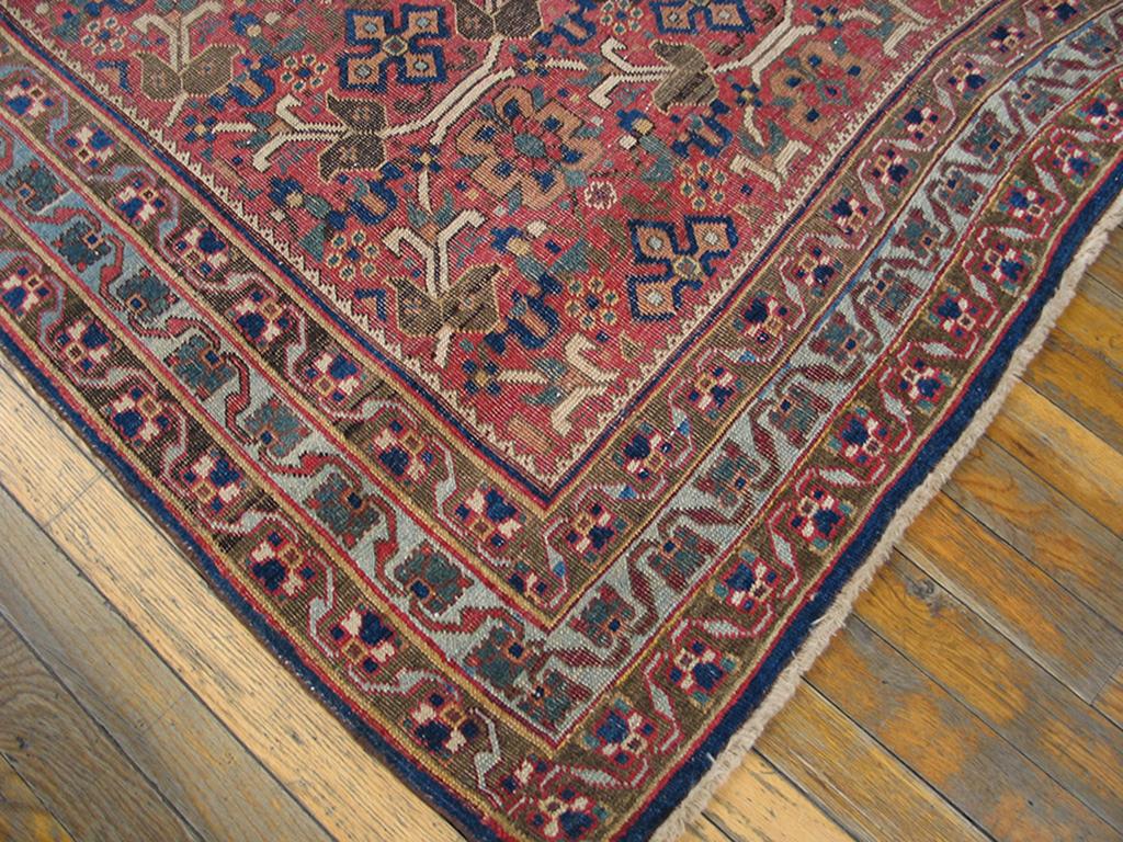 Hand-Knotted Early 20th Century S.W. Persian Afshar Carpet ( 4'2