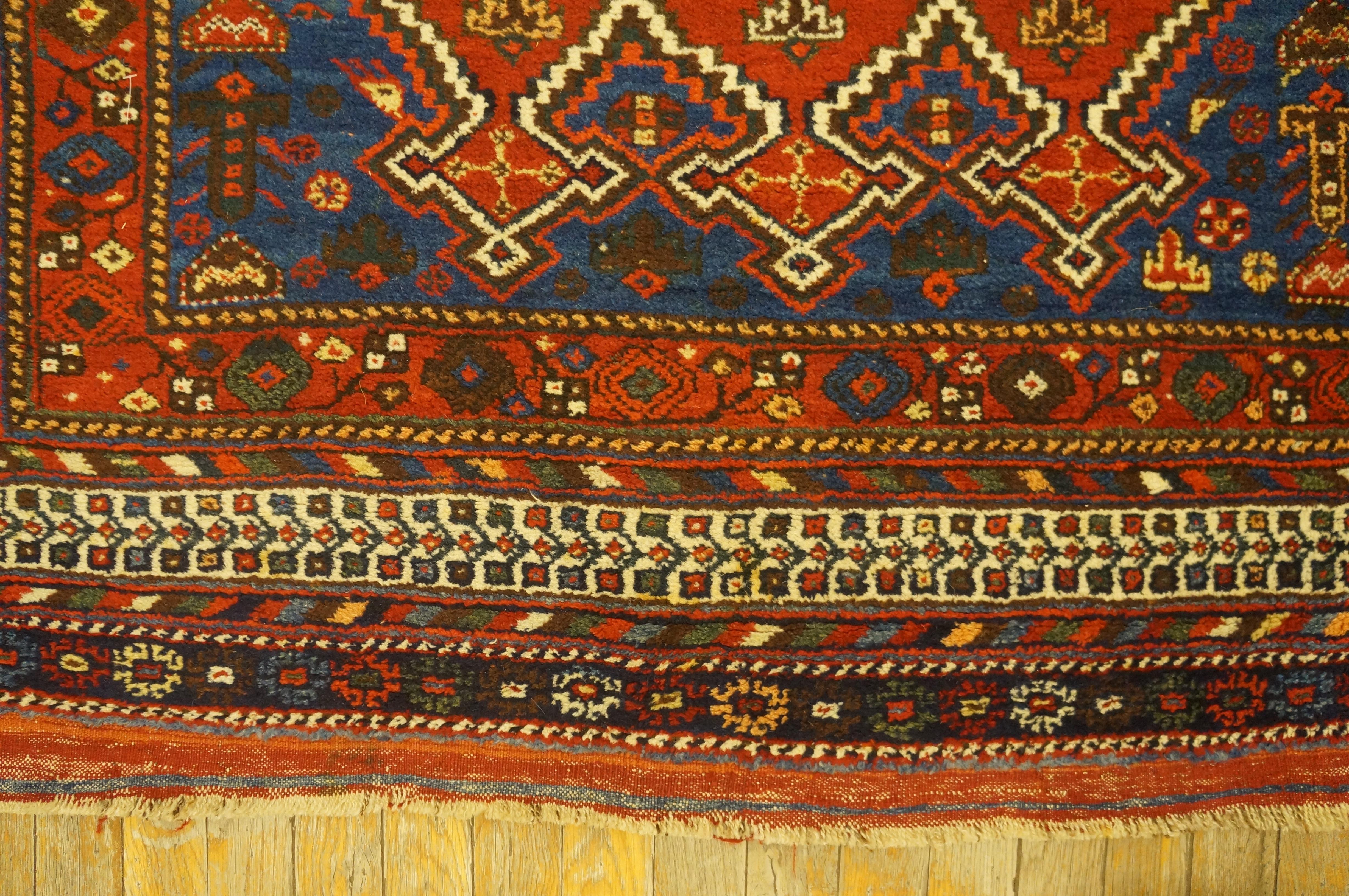 Antique Persian Afshar Rug 4' 2