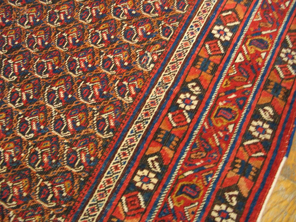 Hand-Knotted Antique Persian Afshar Rug 4' 3