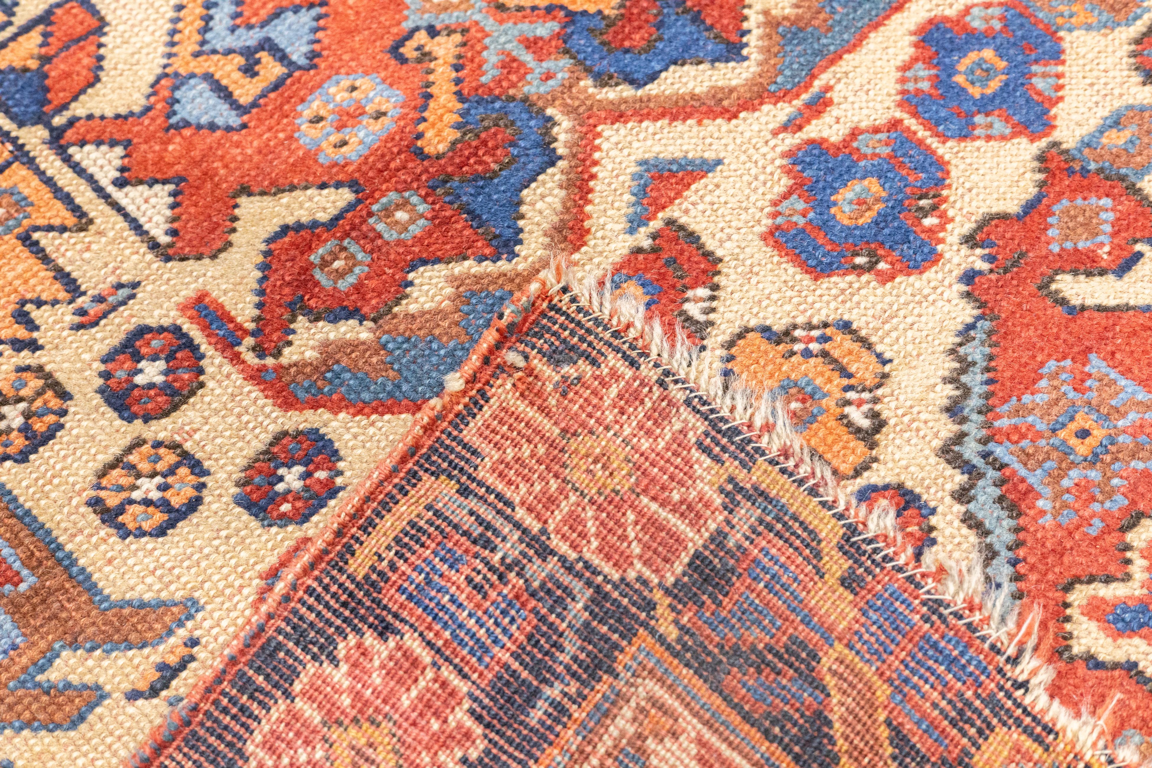 Tapis persan ancien Afshar 4'4'' x 6'4'' en vente 3