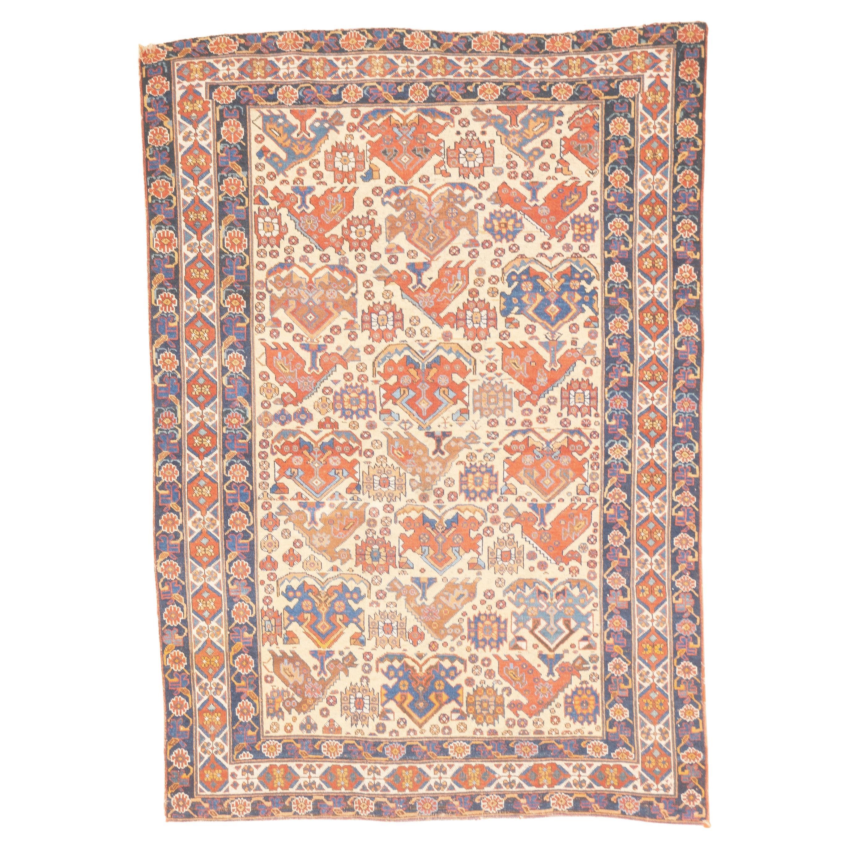Alfombra Persa Afshar Antigua 4'4'' x 6'4''
