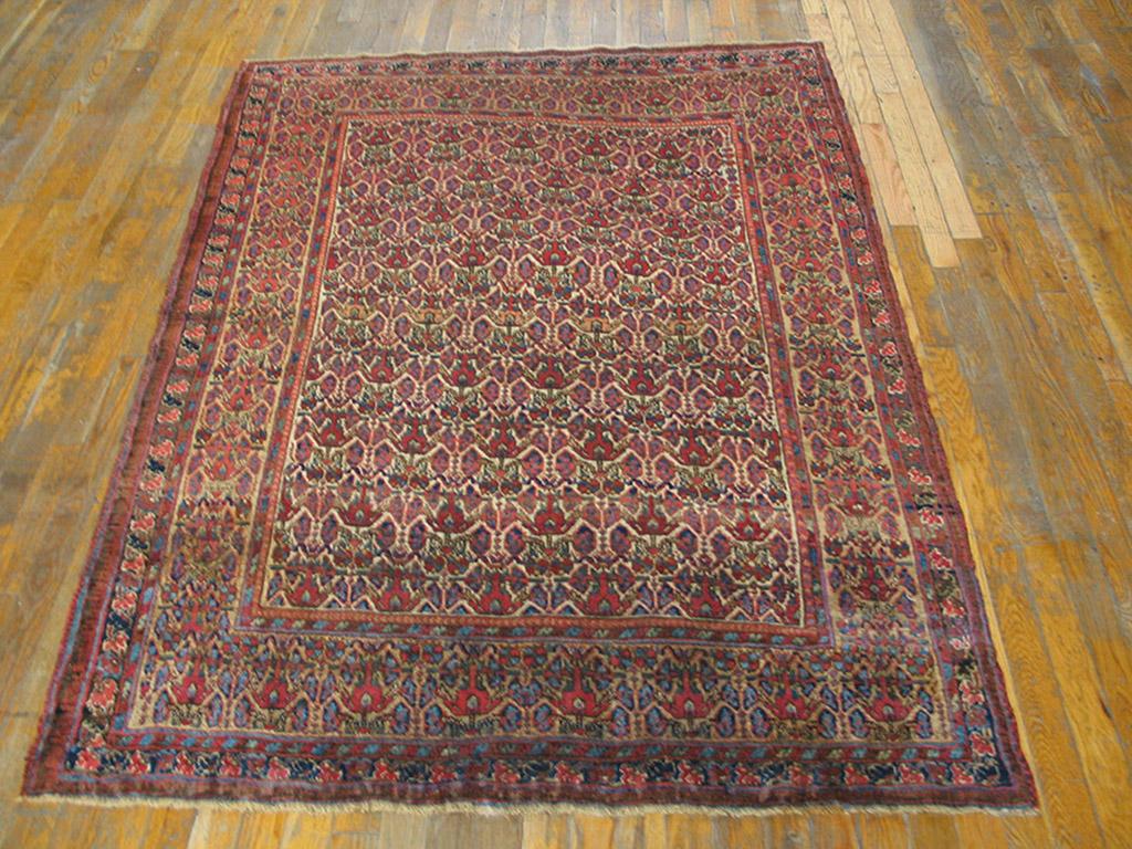 Antique Persian Afshar Rug In Good Condition For Sale In New York, NY