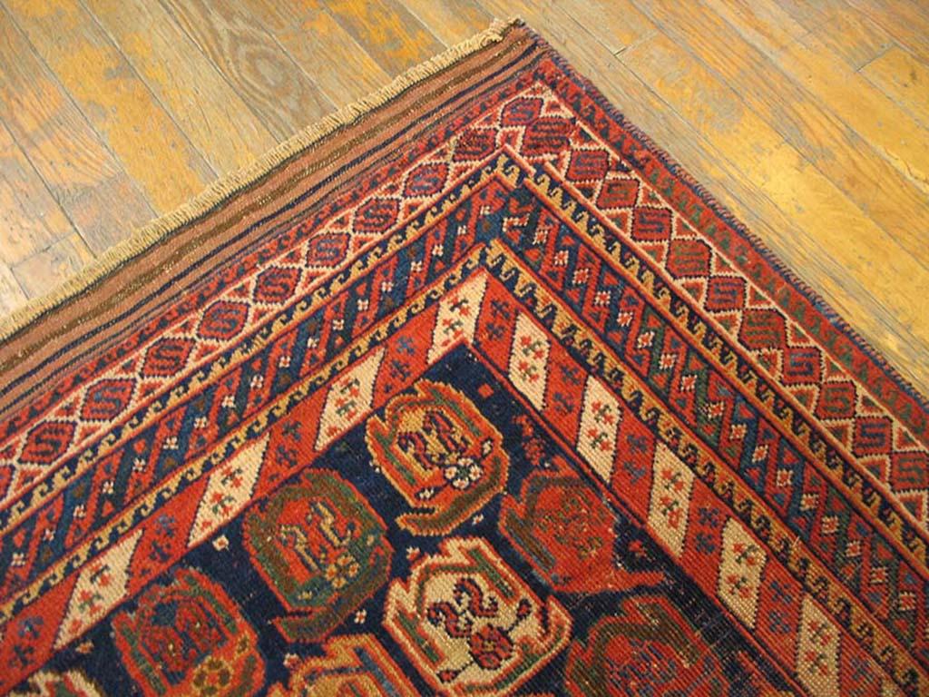 Tribal Late 19th Century SE. Persian Afshar Carpet ( 4'6