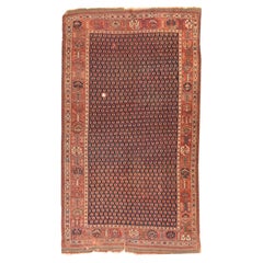 Antiker persischer Afshar-Teppich 5'4'' x 9'7''