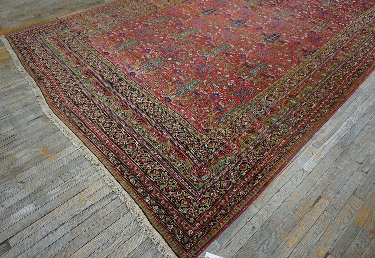 Antique Persian Afshar Rug 9' 3'' X 24' 9'' For Sale 8