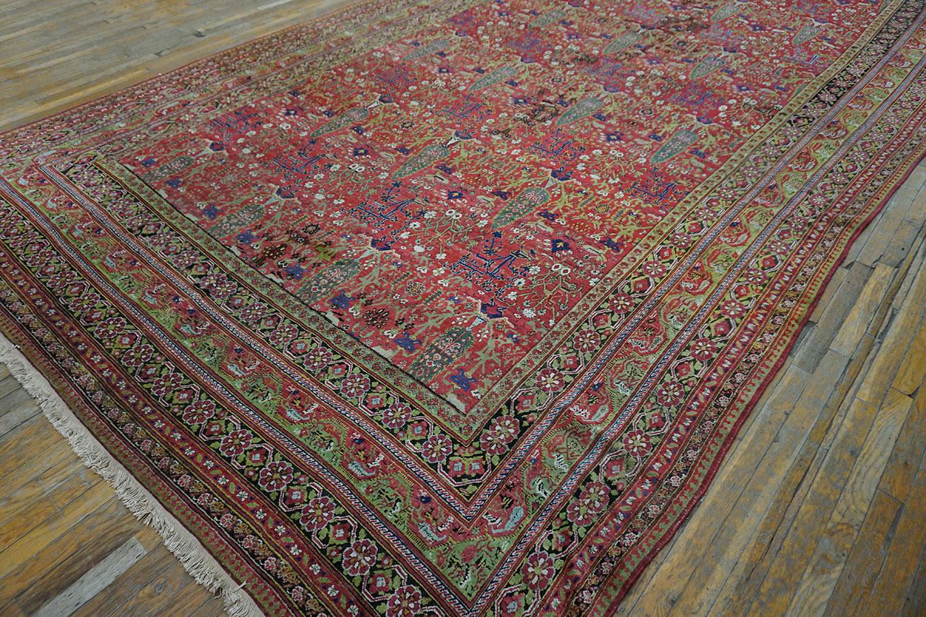 Antique Persian Afshar Rug 9' 3'' X 24' 9'' For Sale 9
