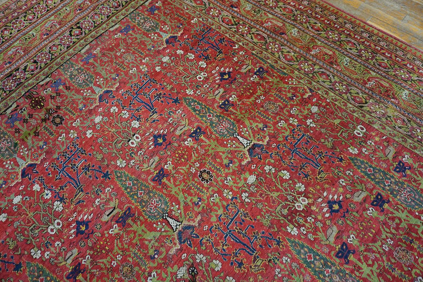 Antique Persian Afshar Rug 9' 3'' X 24' 9'' For Sale 11