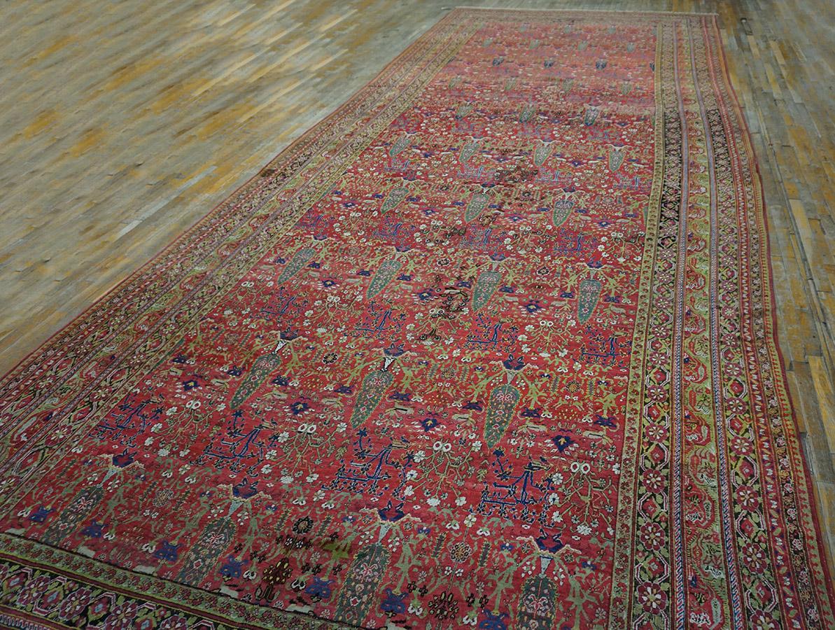 Antique Persian Afshar Rug, Size: 9' 3'' X 24' 9''