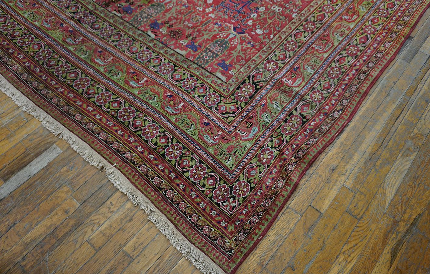 Antique Persian Afshar Rug 9' 3'' X 24' 9'' For Sale 1