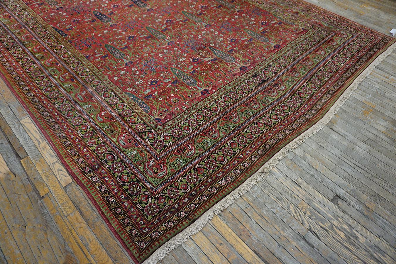 Antique Persian Afshar Rug 9' 3'' X 24' 9'' For Sale 3