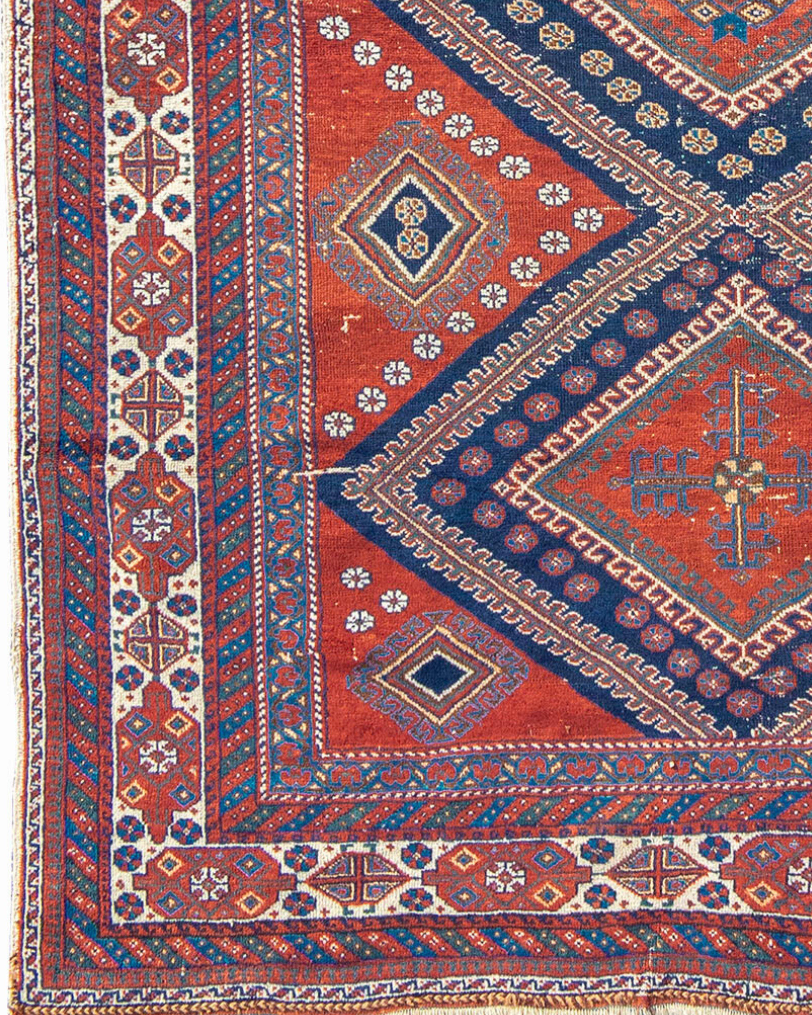 Antique Persian Afshar Rug, c. 1900 In Good Condition For Sale In San Francisco, CA