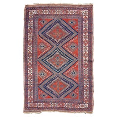 Antiker persischer Afshar-Teppich, um 1900