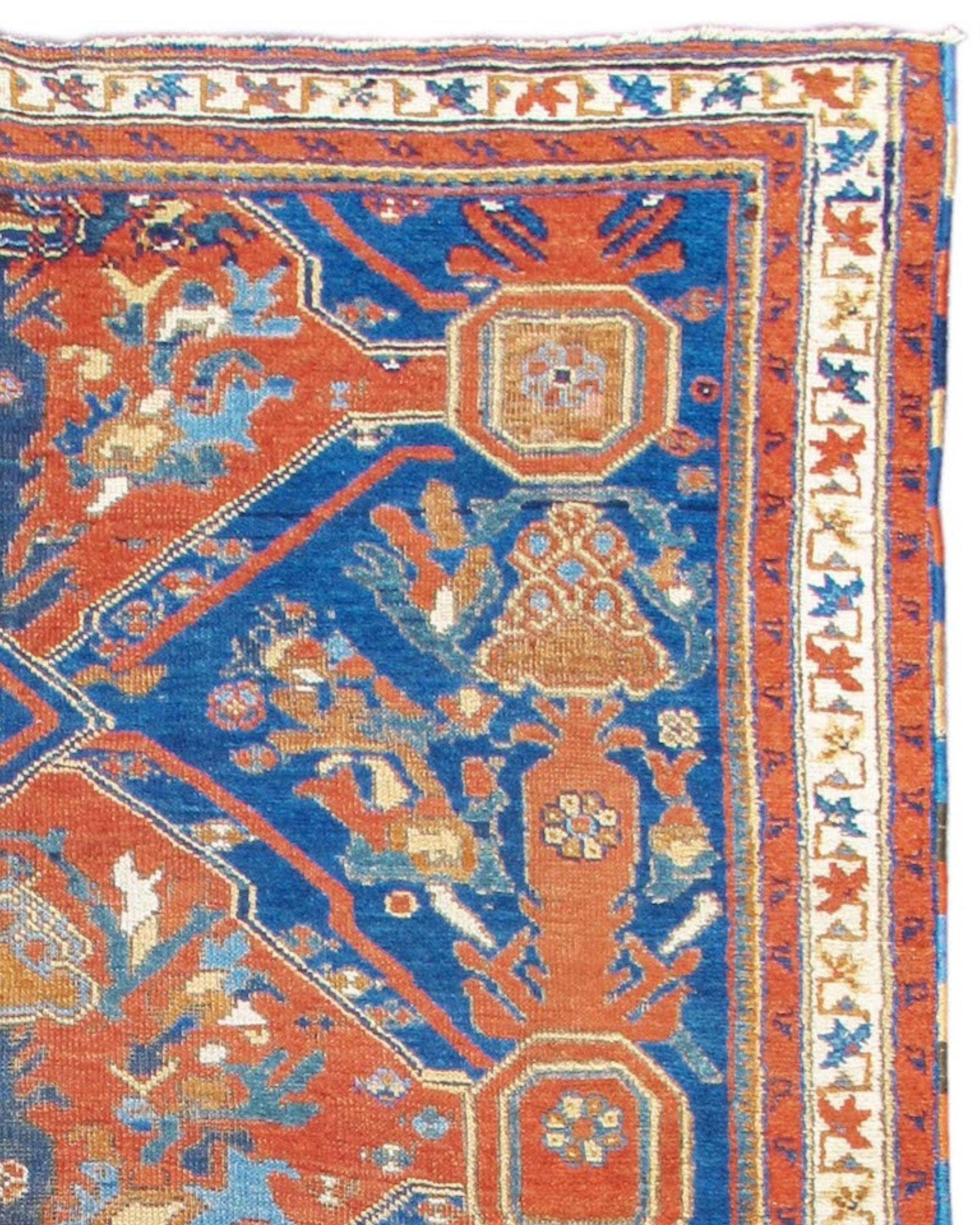 Antique Persian Afshar Rug, Early 20th Century

The Afshar weaving tradition of south Persia offers a fascinating tribal interpretation of more formal Persian workshop weaving. The Afshar in the 19th century were nomadic pastoralists who grew