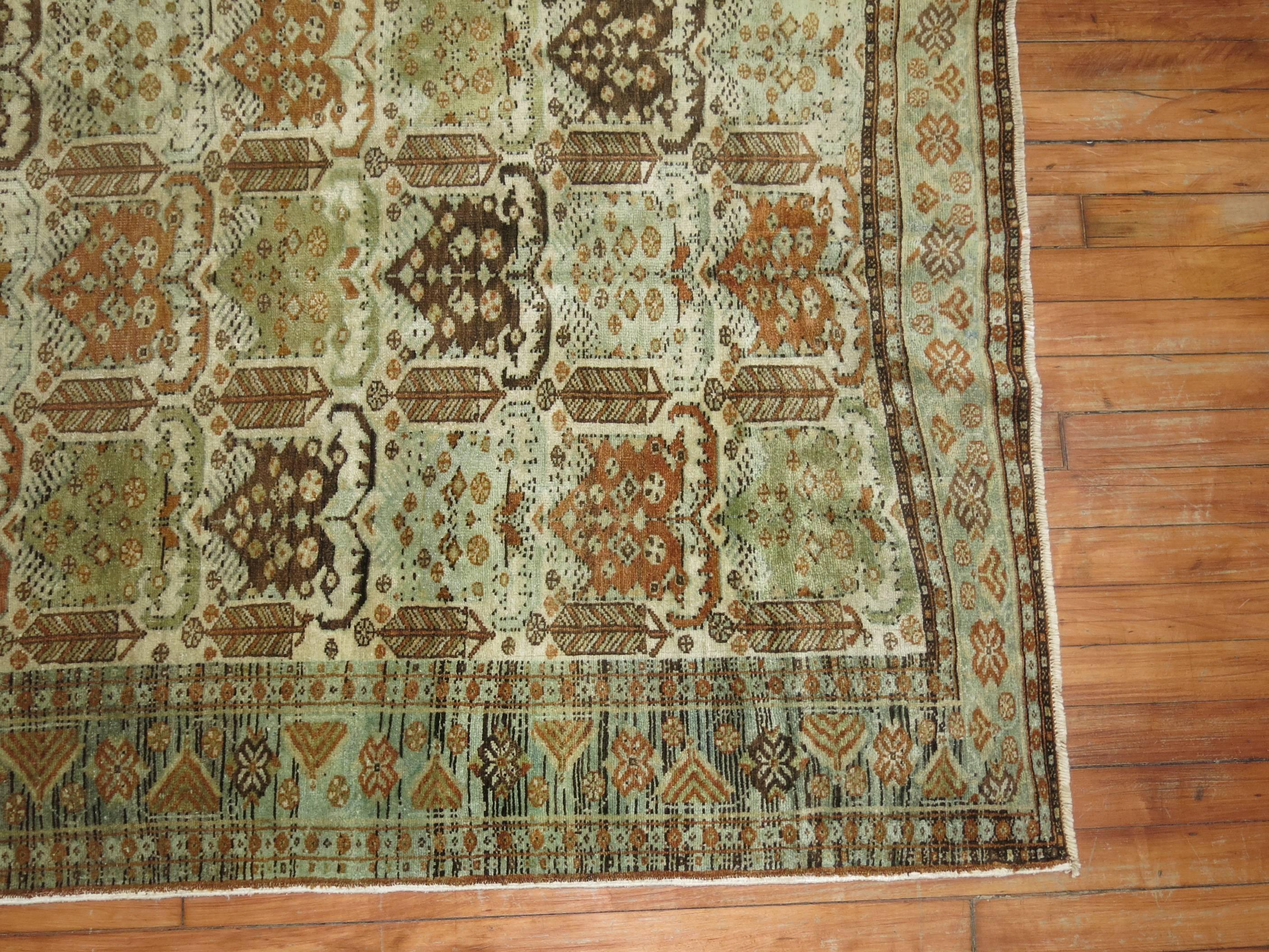 Antique Persian Afshar Rug In Excellent Condition In New York, NY