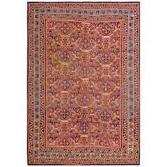 Antique Early 20th Century S.W. Persian Afshar Carpet ( 4'2" x 6' - 127 x 183 )