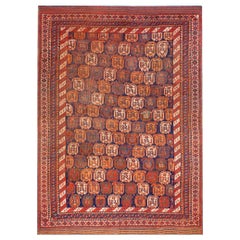 Antique Late 19th Century SE. Persian Afshar Carpet ( 4'6" x 6'3" - 137 x 191 )