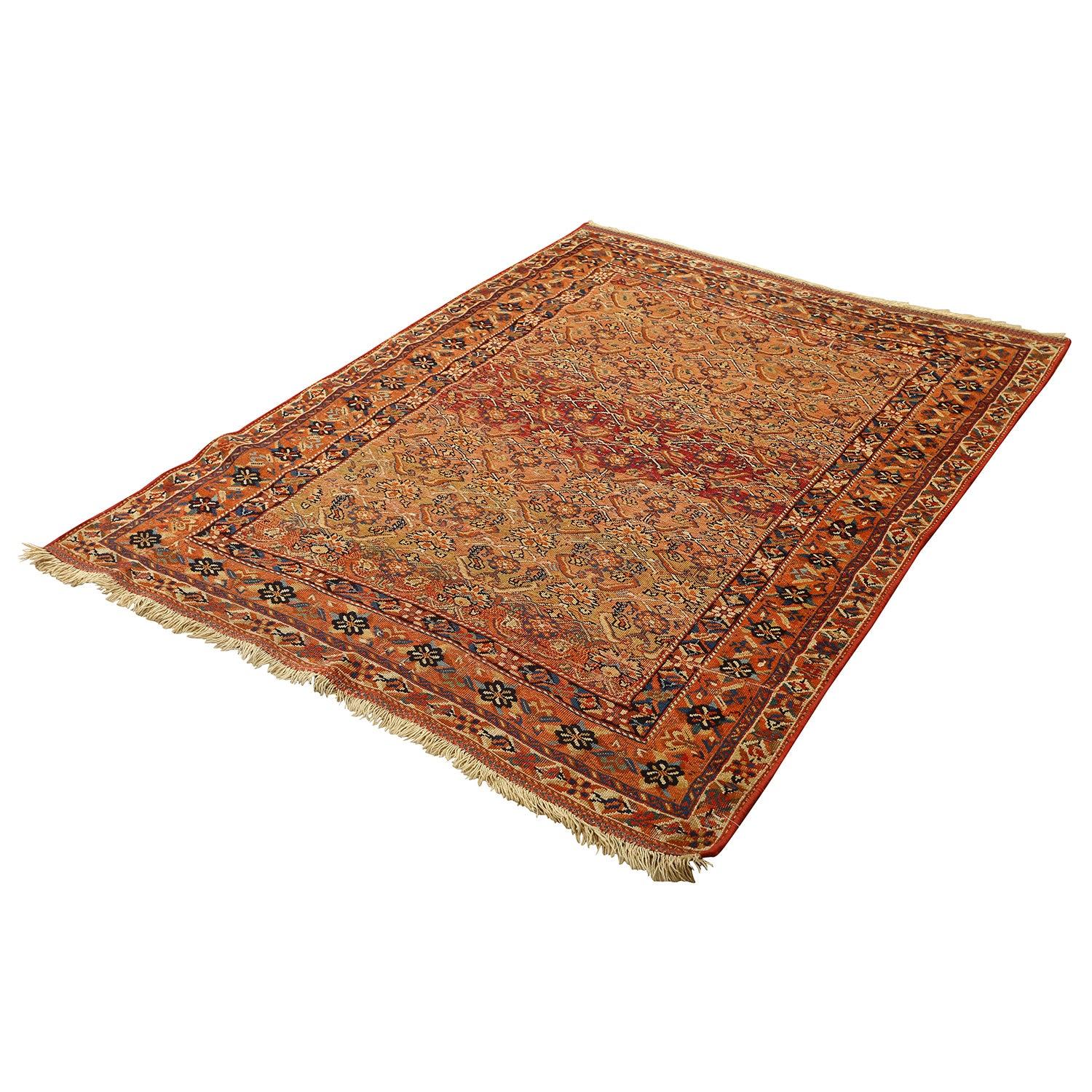 Perse Tapis persan ancien Afshar - Taille : 5'5x4'1 en vente