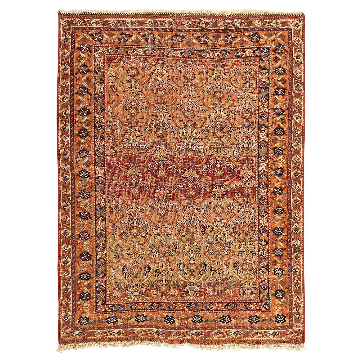 Tapis persan ancien Afshar - Taille : 5'5x4'1 en vente