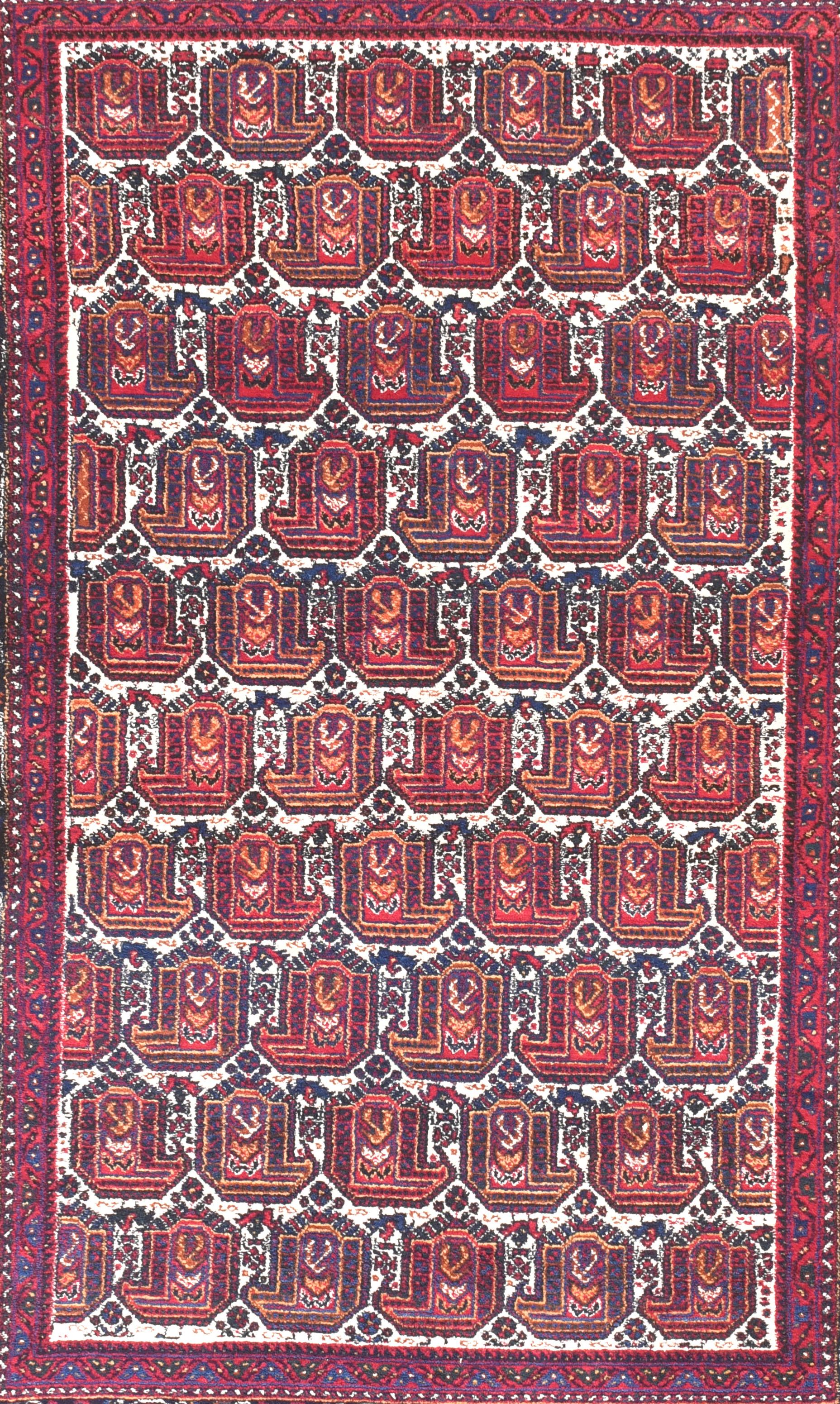 Asian Antique Persian Afshar Area Rug For Sale