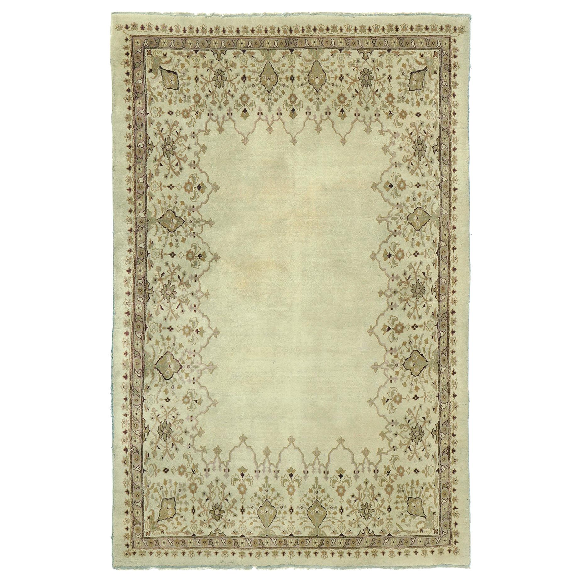 Antique Persian Amritsar Open Field Rug