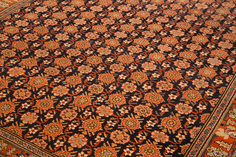 Antique Persian Area Rug Art Deco Design For Sale at 1stDibs