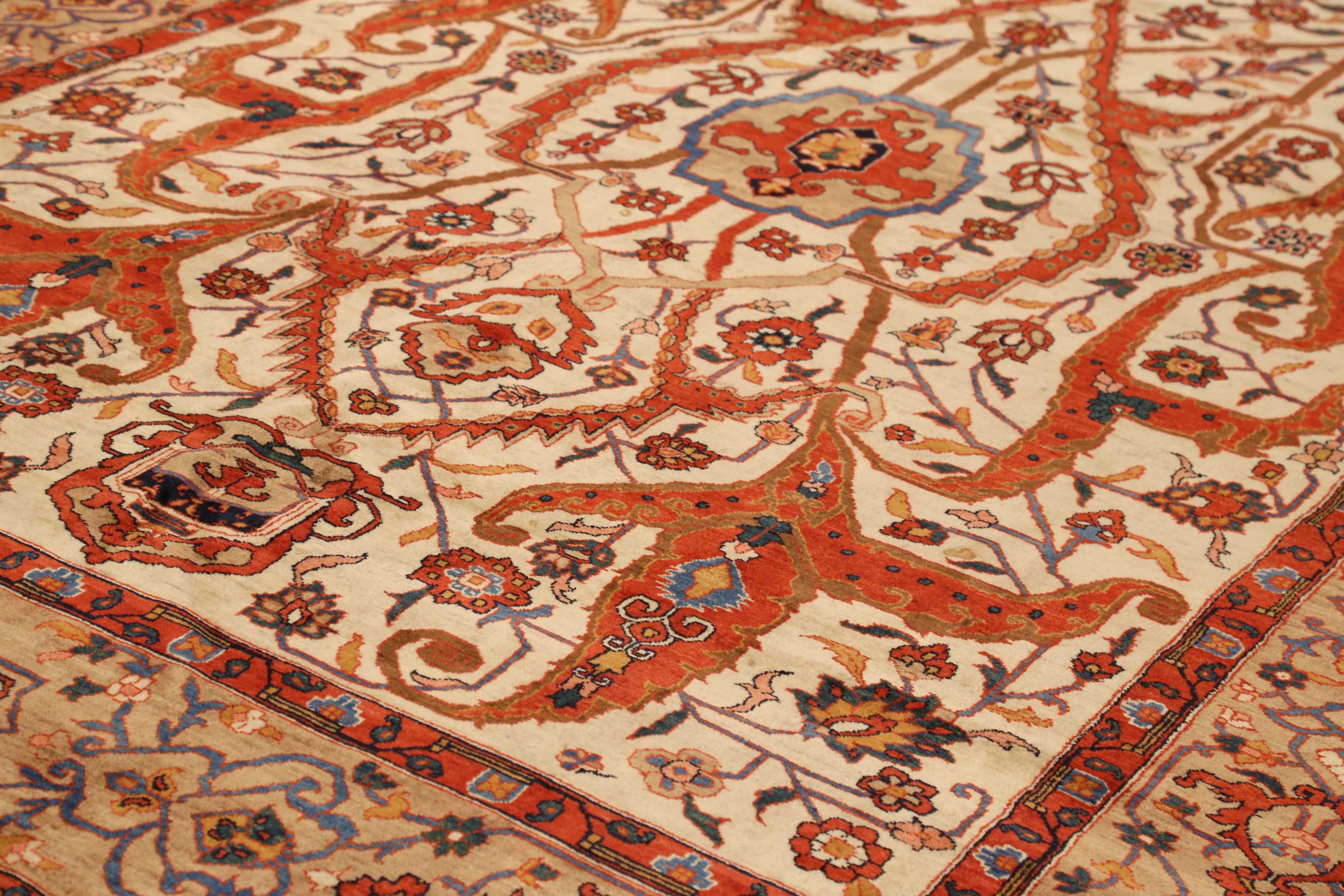 Antiker persischer Teppich im Art-déco-Design (Art déco) im Angebot