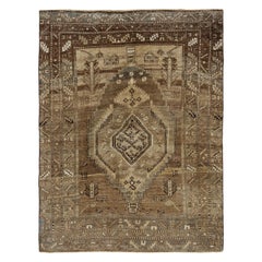 Antique Persian Area Rug Azerbaijan Design