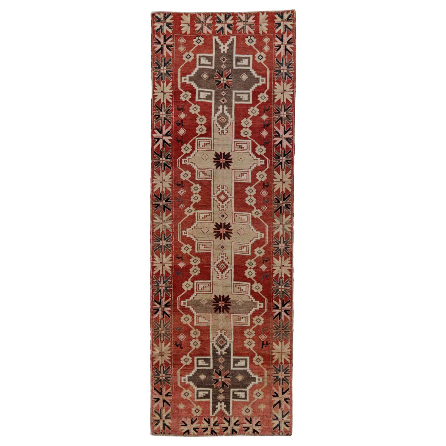 Antique Persian Area Rug Azerbaijan Design