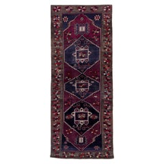 Vintage Persian Area Rug Azerbaijan Design