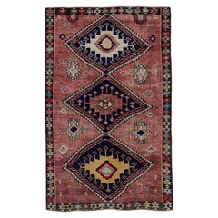 Antique Persian Area Rug Azerbaijan Design